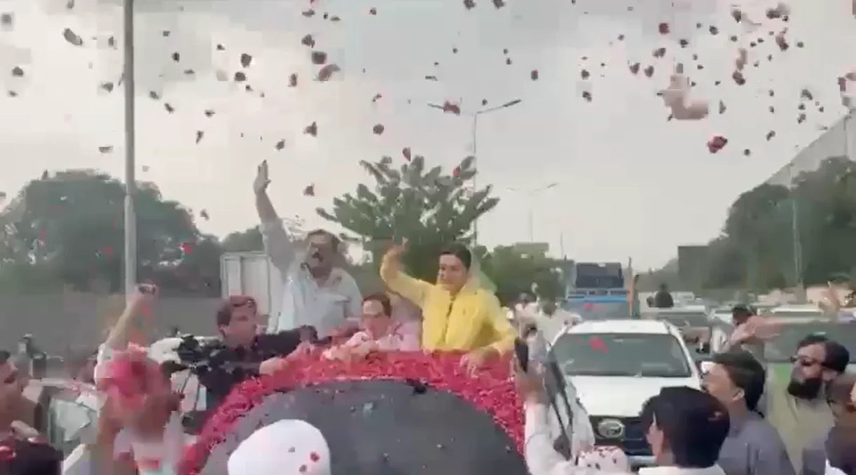ایل اے 6 آزاد کشمیر انتخابات؛ مریم اورنگزیب کی قیادت میں ن لیگ کی ریلی