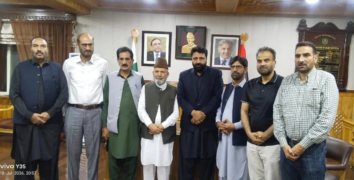 حریت وفد کی وزیر اعلیٰ گلگت بلتستان سے ملاقات: مسئلہ کشمیر اور حقِ خودارادیت پر گفتگو