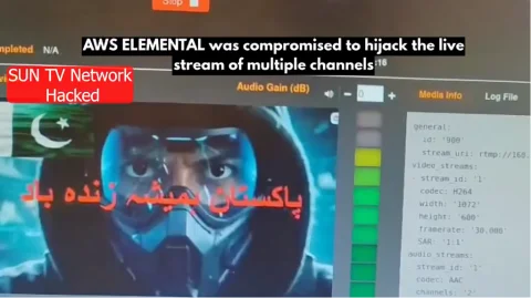 بھارت کے بڑے سن ٹی وی نیٹ ورک پر پاکستانی پرچم چلا دیا گیا
