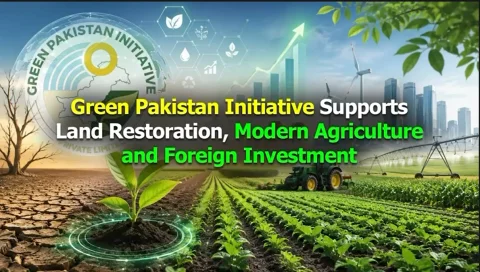 گرین پاکستان انیشی ایٹو: بنجر زمینوں کی بحالی کے لیے بڑی سرمایہ کاری